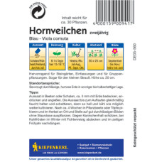 Kiepenkerl Hornveilchensamen Blau