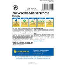 Kiepenkerl Profi-Line Zuckererbsensamen Delikata