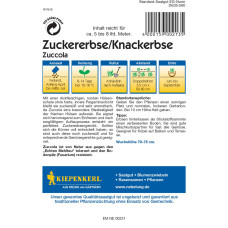 Kiepenkerl Profi-Line Zuckererbsensamen Zuccola