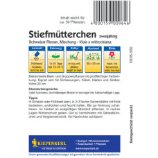 Kiepenkerl Stiefmütterchensamen Schweizer Riesen Mischung