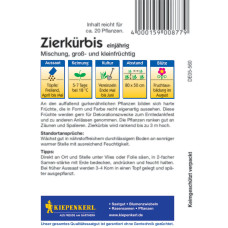 Kiepenkerl Zierkürbis Mischung