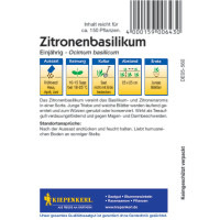 Kiepenkerl Zitronenbasilikumsamen, einjährig
