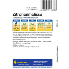 Kiepenkerl Zitronenmelissesamen, mehrjährig