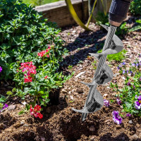 OraGarden Edelstahl Erdbohrer (Pflanzbohrer) für Akkuschrauber / Bohrmaschine 420x60mm