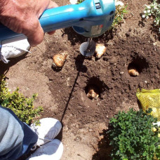 OraGarden Edelstahl Erdbohrer (Pflanzbohrer) für Akkuschrauber / Bohrmaschine 420x60mm