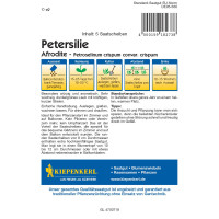 Kiepenkerl Profi-Line Petersiliensamen Afrodite, Saatscheibe