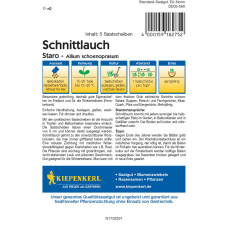 Kiepenkerl Profi-Line Schnittlauchsamen Staro, Saatscheibe