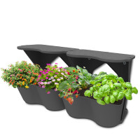 Romberg BoQube Flexi Garden Anthrazit, 2er Set
