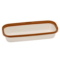Romberg BoQube Anzuchtschale S Creme / Kupferbraun 28x5x12 cm