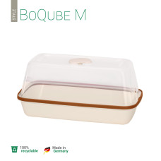Romberg Gewächshaus & Pflanzkasten BoQube M Creme / Kupferbraun 37x19x18 cm