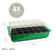 Romberg Anzuchthaus 4er Set 36x12x22 cm