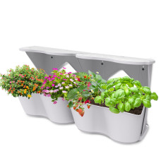 Romberg BoQube Flexi Garden Licht Grau, 2er Set