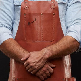 Mergel Lederschürze Nr. 67 In Mahogany