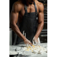 Mergel Lederschürze Nr. 91 In Dark Anaconda