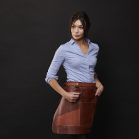 Mergel Schürze Nr. 69 In Mahogany