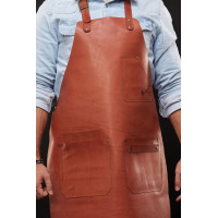 Mergel Lederschürze Nr. 91 In Mahogany