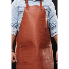 Mergel Lederschürze Nr. 91 In Mahogany