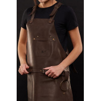 Mergel Lederschürze Nr. 63 In Chestnut