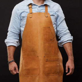 Mergel Lederschürze Nr. 91 In Amber