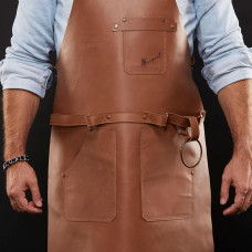 Mergel Lederschürze Nr. 63 In Caramel