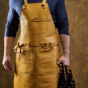 Mergel Lederschürze Nr. 63 In Amber