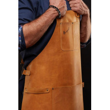 Mergel Lederschürze Nr. 67 In Amber