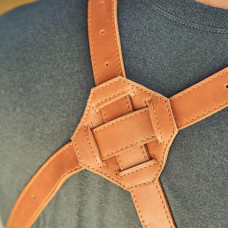 Mergel Lederschürze Nr. 63 In Caramel