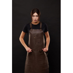 Mergel Lederschürze Nr. 63 In Chestnut
