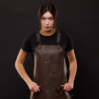 Mergel Lederschürze Nr. 63 In Chestnut