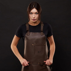 Mergel Lederschürze Nr. 63 In Chestnut