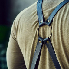 Mergel Lederschürze Nr. 67 In Dark Ostrich