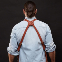 Mergel Lederschürze Nr. 63 In Mahogany