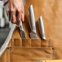 Mergel Lederschürze Nr. 91 In Caramel