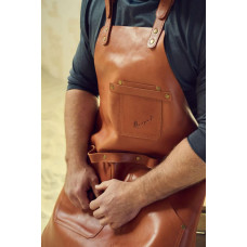 Mergel Lederschürze Nr. 63 In Caramel