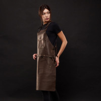 Mergel Lederschürze Nr. 63 In Chestnut