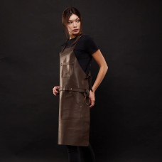 Mergel Lederschürze Nr. 63 In Chestnut