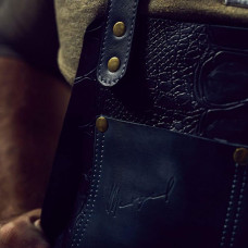 Mergel Lederschürze Nr. 67 In Dark Ostrich