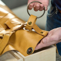 Mergel Lederschürze Nr. 63 In Amber