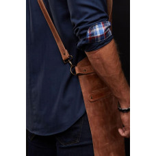 Mergel Lederschürze Nr. 67 In Crazy Walnut