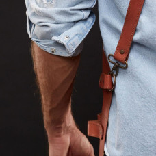 Mergel Lederschürze Nr. 67 In Mahogany