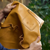 Mergel Lederschürze Nr. 63 In Amber