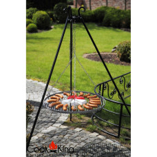 CookKing Schwenkgrill 180 cm - Grillrost aus Rohstahl 70 cm