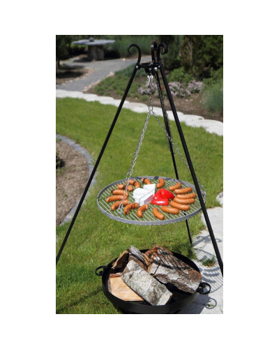 CookKing Schwenkgrill 180 cm - Grillrost aus Rohstahl 80 cm