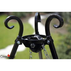 CookKing Schwenkgrill 200 cm - Grillrost aus Edelstahl 50 cm