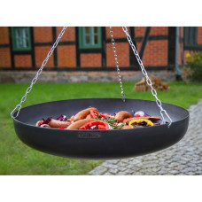 CookKing Wok am Dreibein, 180 cm Höhe, Rohstahl, 70 cm Durchmesser