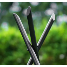 CookKing Schwenkgrill TIPI 210 cm - Doppelrost aus Rohstahl 70 cm + 40 cm