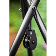 CookKing Schwenkgrill TIPI 210 cm - Doppelrost aus Rohstahl 80 cm + 40 cm