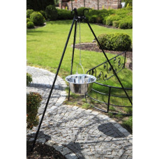 CookKing Dreibein 180 cm mit Edelstahltopf 14 l