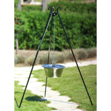 CookKing Dreibein 180 cm mit Edelstahltopf 14 l