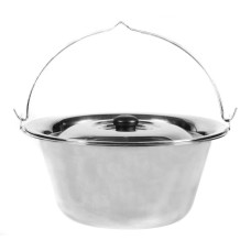 CookKing Dreibein 180 cm mit Edelstahltopf 14 l + Kurbel